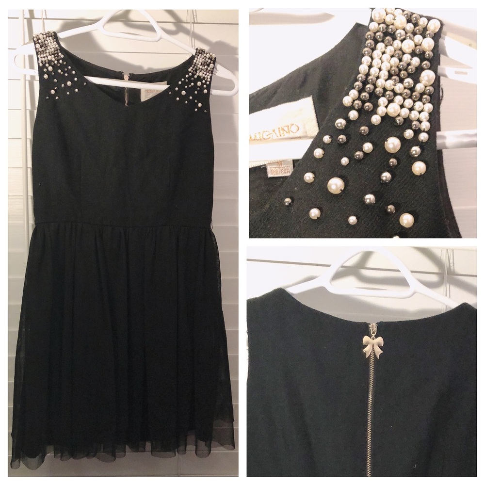 Blended wool dress